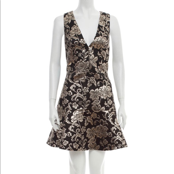 New Alice & Olivia Printed Mini Dress size 10 - Picture 1 of 2